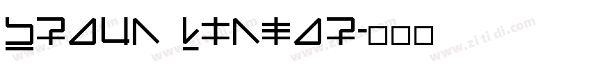 Braun Linear字体转换